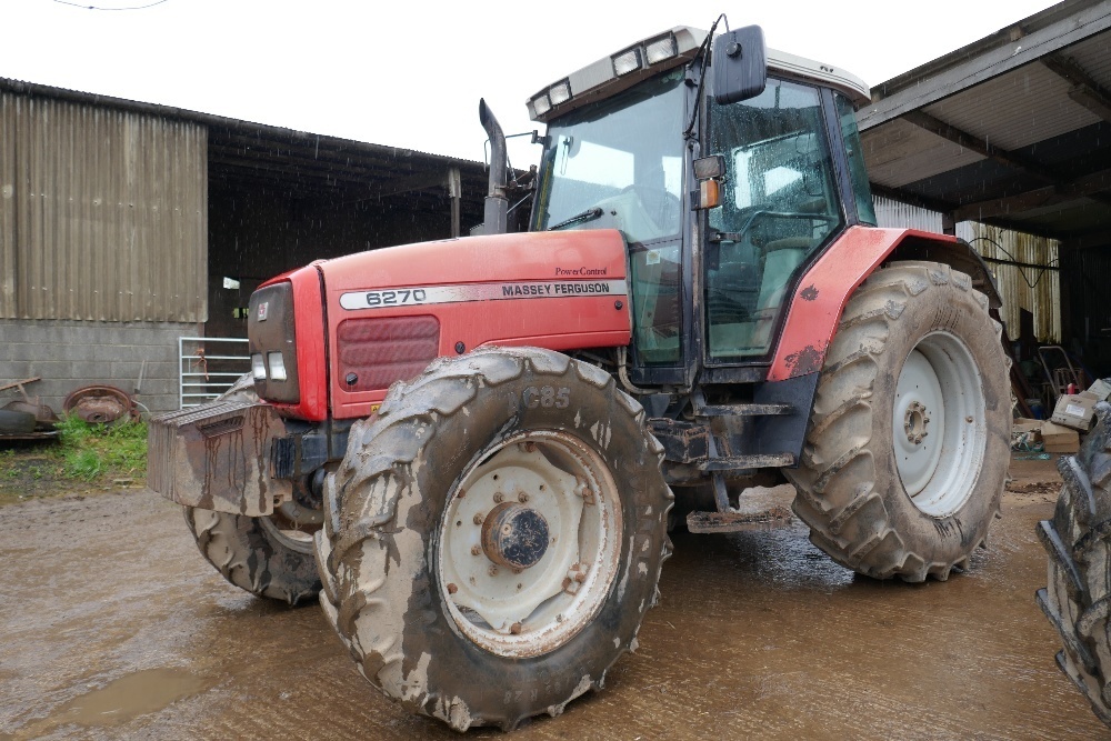 2002 MASSEY FERGUSON 6270 POWER CONTROL 4WD TRACTOR