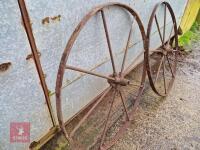 ANTIQUE STEEL IMPLEMENT WHEELS - 4