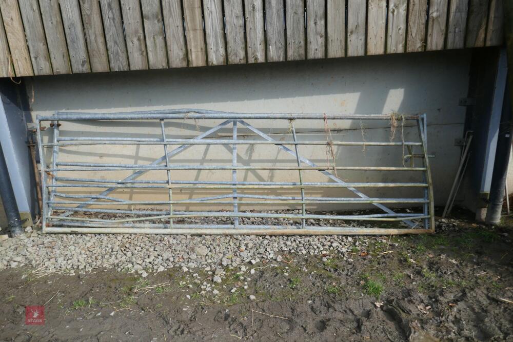 2 X 12' GALVANISED FIELD GATE