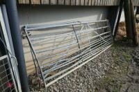 2 X 12' GALVANISED FIELD GATE - 2