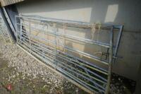 2 X 12' GALVANISED FIELD GATE - 3