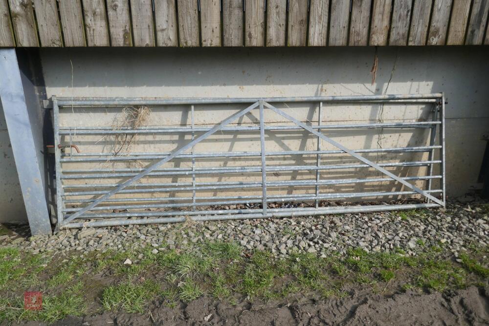 2 X 12' GALVANISED FIELD GATES