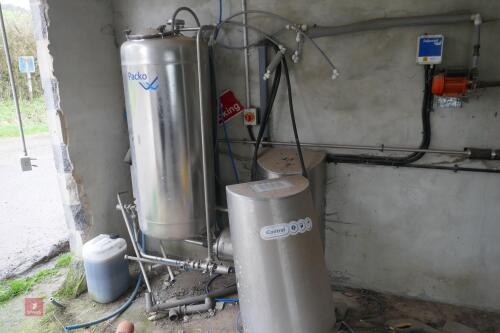 PACKO MILK BUFFER TANK & CONTROLLS