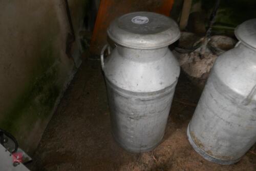 AL MILK CHURN C/W LID (12)