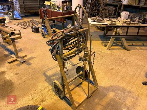 WELDING GAS BOTTLE TROLLEY