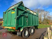 2009 12T BAILEY SILAGE TRAILER - 2