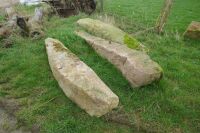 3 GRANITE GATE POSTS - 3