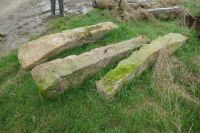 3 GRANITE GATE POSTS - 5