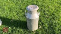 ALUMINIUM MILK CHURN