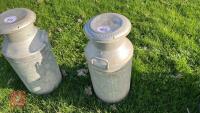 ALUMINIUM MILK CHURN