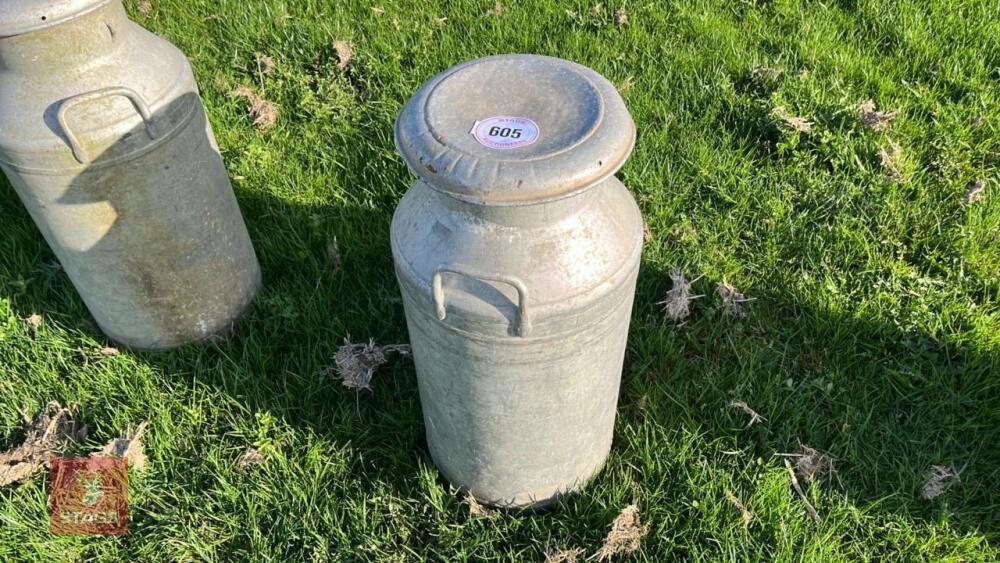 ALUMINIUM MILK CHURN