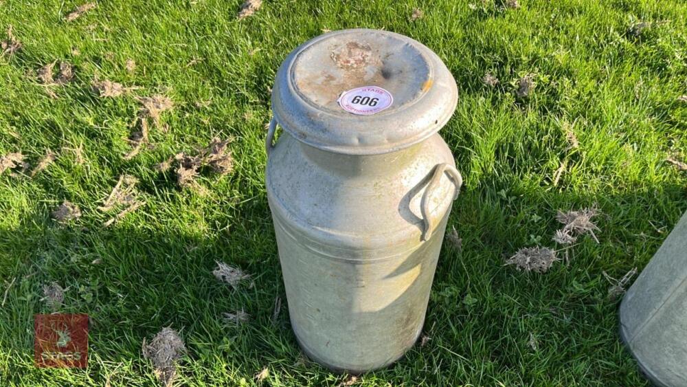 ALUMINIUM MILK CHURN