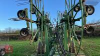 2013 KRONE SWADR0 1400 PLUS 4 ROTOR RAKE - 13