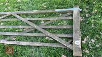 12' WOODEN GATE - 2