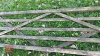 12' WOODEN GATE - 3