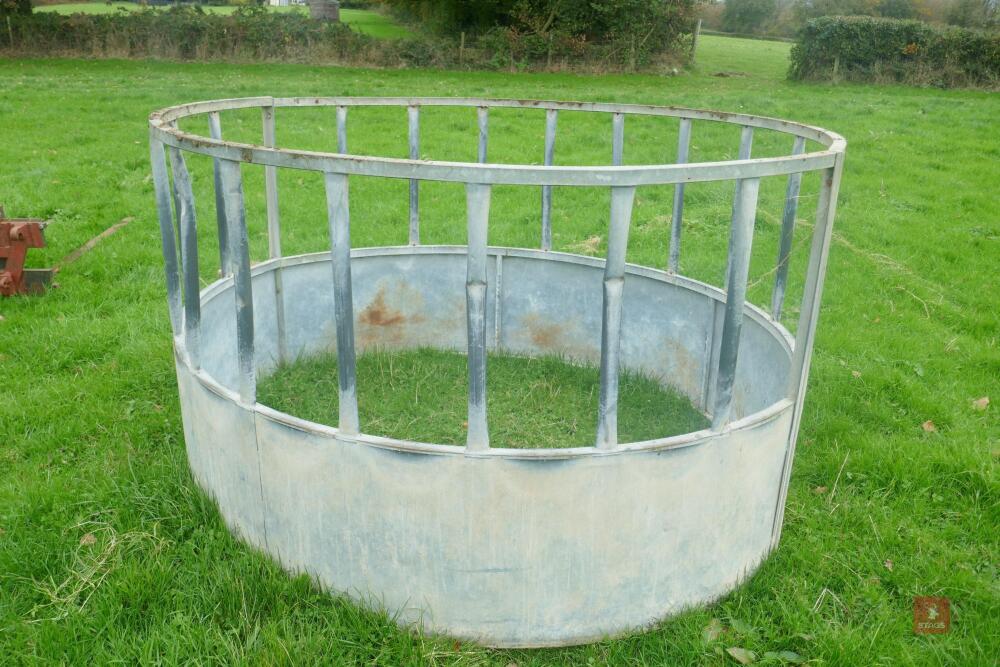 GALVANISED CATTLE RING FEEDER