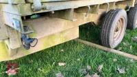 IFOR WILLIAMS 10' FLATBED TRAILER - 12