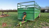 2007 ROLLAND 21' DM009 LIVESTOCK TRAILER - 2