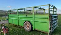 2007 ROLLAND 21' DM009 LIVESTOCK TRAILER - 12