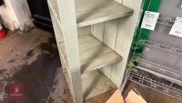 WOODEN DISPLAY SHELVING UNIT - 6