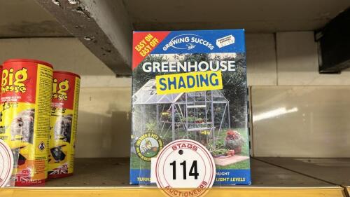 BOX OF GREENHOUSE SHADING