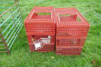 6 POULTRY CRATES - 2