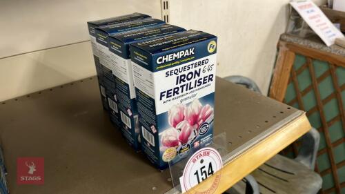 4X 250G BOXES OF IRON FERTILISER