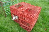 6 POULTRY CRATES - 3