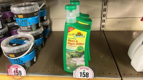 3X 1L BOTTLES OF MOSS & ALGAE KILLER