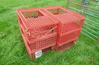 6 POULTRY CRATES - 5