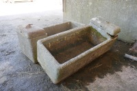 2 CONCRETE WATER TROUGHS - 5