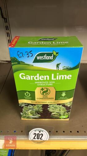 4KG BAG OF GARDEN LIME