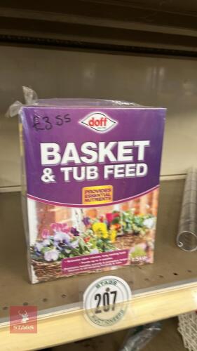 5X 1.5KG BOXES OF DOFF BASKET & TUB FEED