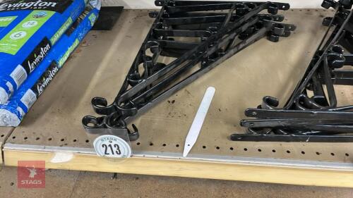 4X NEW HANGING BASKET BRACKETS