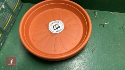 3 12'' PLANT POT WATER TRAYS