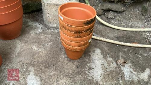 2X 8'' PLANT POTS