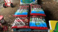 5X 90L BAGS OF WEED STOP GOWING COVER - 3