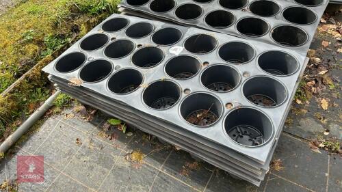 12 LRG PLANT POT HOLDER TRAYS