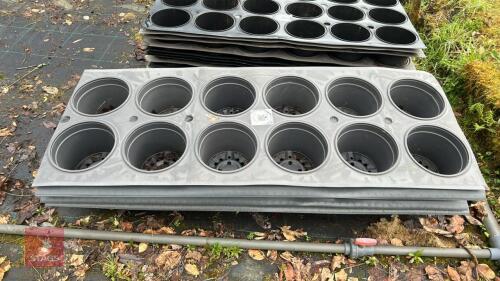 5 LRG PLANT POT HOLDER TRAYS