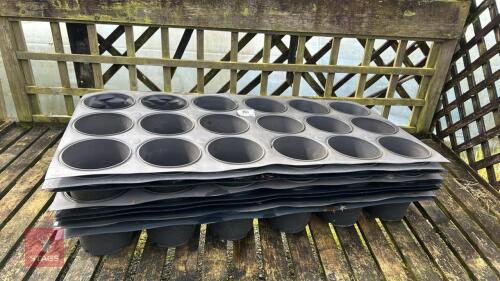 9 LRG PLANT POT HOLDER TRAYS