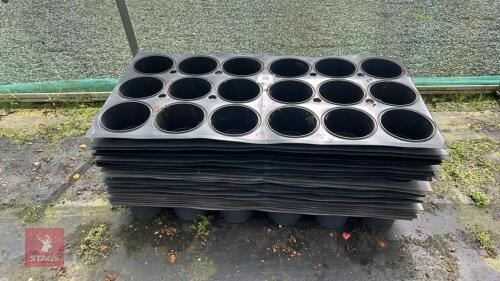 19 LRG PLANT POT HOLDER TRAYS