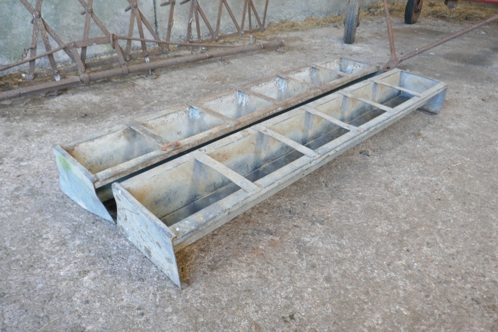 2 X 6' GALV TROUGHS