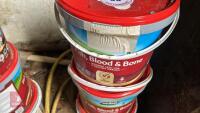 3X 10KG TUBS OF FISH, BLOOD & BONE - 3