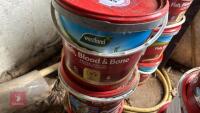 3X 10KG TUBS OF FISH, BLOOD & BONE - 3