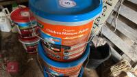 3X 10KG TUBS OF CHICKEN MANURE PELLETS - 3