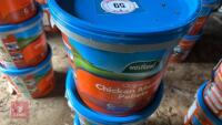 3X 10KG TUBS OF CHICKEN MANURE PELLETS - 3