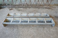 2 X 6' GALV TROUGHS - 2