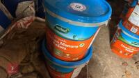 2X 10KG TUBS OF CHICKEN MANURE PELLETS - 3