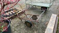 SMALL PLANT TROLLY WITH TOP BASKET - 5