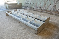 2 X 6' GALV TROUGHS - 3